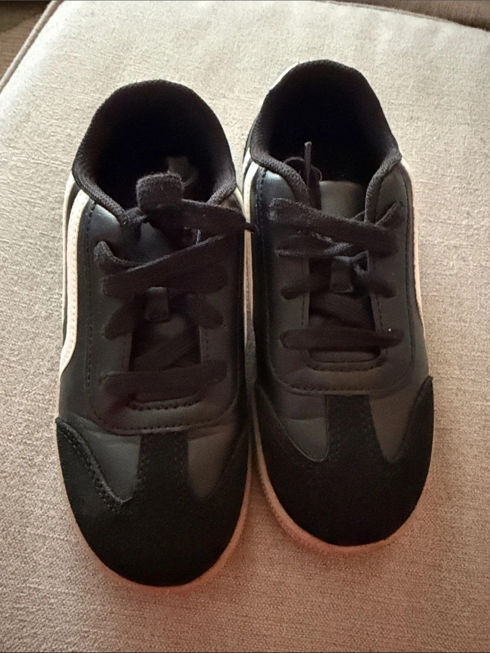 Cat & Jack Black and White Kids Sneakers